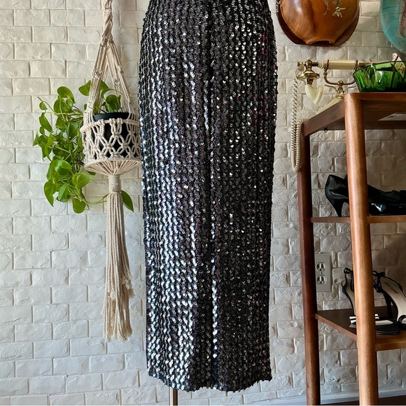 Vintage 1990s Climax by David Howard Body Contour Sequin Sleeveless Gown - Picture 13 of 15
